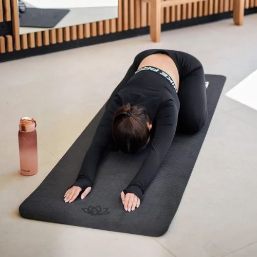 Fitness podložka TREXO TXO-B4Z002-CH 10 mm graphite