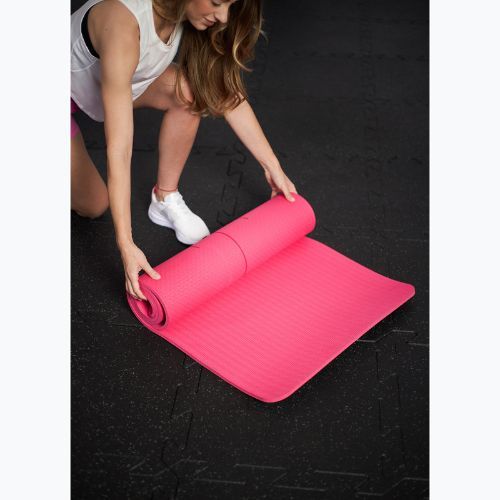 Podložka na cvičení TREXO TXO-B4Z002-PK 6 mm pink