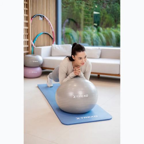 Gymnastický míč XTREXO TXO-B4Z007-GY 55 cm grey 