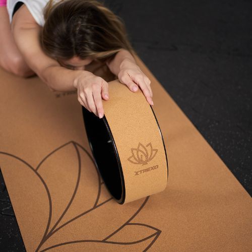 Kruh na jógu XTREXO korkový  TXO-B4Z023-NC natural 