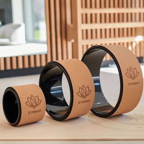 Kruh na jógu TREXO korkový TXO-B4Z024-NC natural