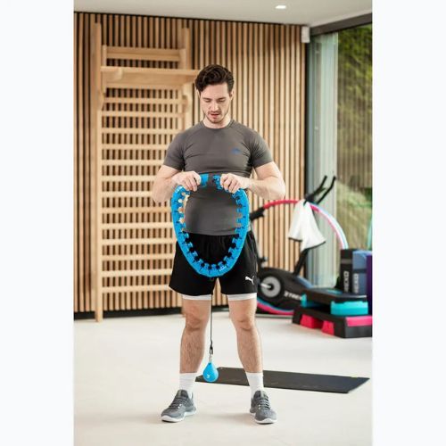 Obruč hula hoop se zátěží  XTREXO TXO-B4Z036-GN blue