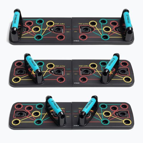 Multifunkční plošina s úchyty a expandérem XTREXO skládací TXO-B4Z045-BK black