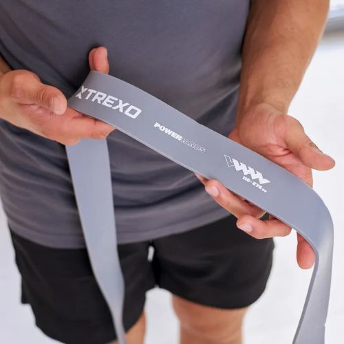 Posilovací páska TREXO TXO-B4Z071-GY 9-11 kg grey