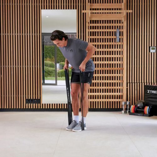 Posilovací páska XTREXO TXO-B4Z072-BK 12-15 kg black