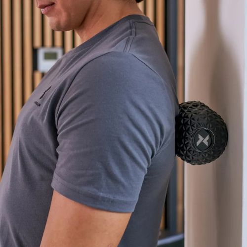 Masážní míček dual TREXO TXO-B4Z075-BK black