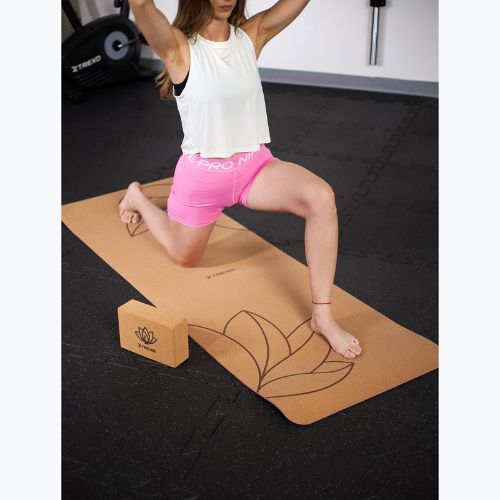 Podložka na jóguXTREXO korková TXO-B4Z083-NC 6 mm natural