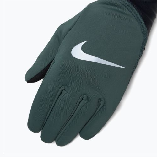 Dámské běžecké rukavice Nike Pacer Midweight RG vintage green/black/silver