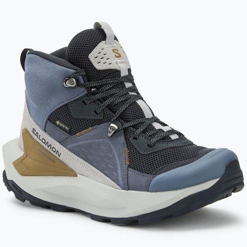 Pánské turistické boty Salomon Elixir Mid GTX dark navy/grisaille/gray violet