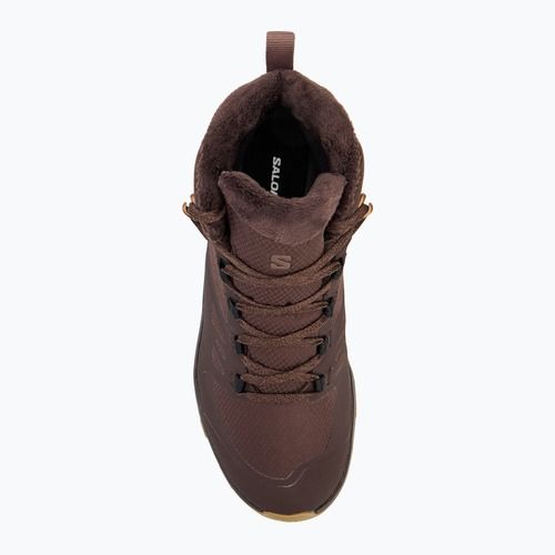Dámské turistické boty Salomon Outsnap CSWP black coffee/peppercorn/gum