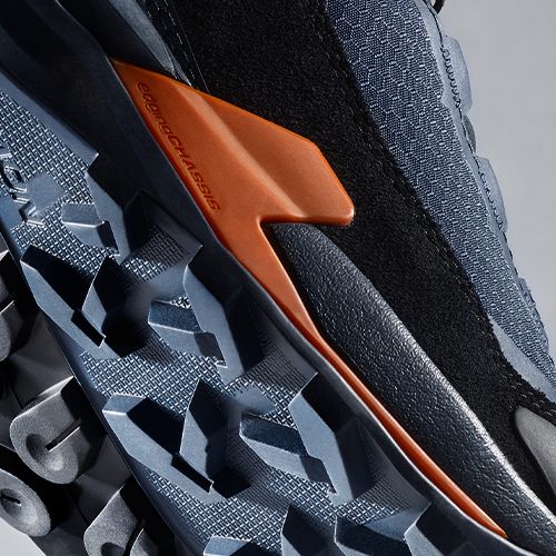 Pánské trekové boty Salomon X Ultra Alpine GTX grisaille/black/red orange