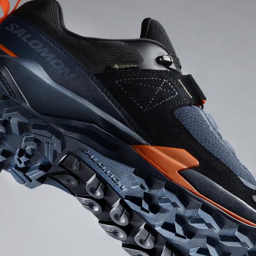 Pánské trekové boty Salomon X Ultra Alpine GTX grisaille/black/red orange