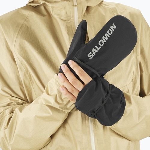 Běžecké rukavice Salomon Bonatti WP deep black