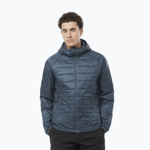 Pánská péřová bunda Salomon Outline Hd midnight navy