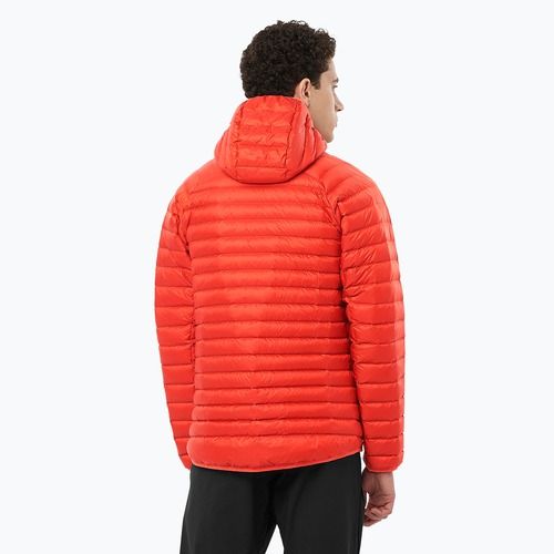 Pánská péřová bunda Salomon Elixir Micro Down Jacket Hd cherry tomato