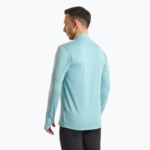 Pánské běžecké tričko Longsleeve Nike Dri-FIT Element 1/2-Zip denim tyquoise