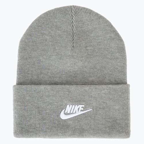 Zimní čepice  Nike Peak Futura Beanie dark grey heather/white