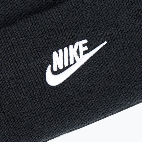 Zimní čepice Nike Peak Futura Beanie black/white