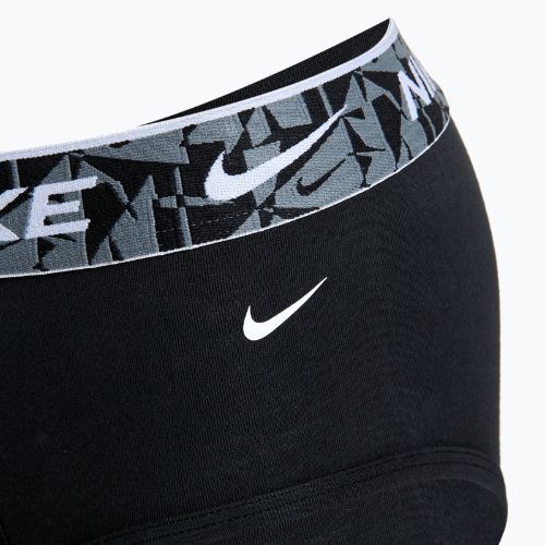 Pánské slipy Nike Everyday Cotton Stretch Brief 3 pary black/green/black