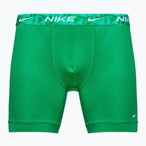 Pánské boxerky  Nike Everyday Cotton Stretch 3 páry green/black