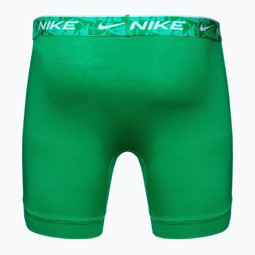Pánské boxerky  Nike Everyday Cotton Stretch 3 páry green/black