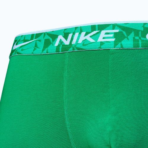 Pánské boxerky  Nike Everyday Cotton Stretch 3 páry green/black