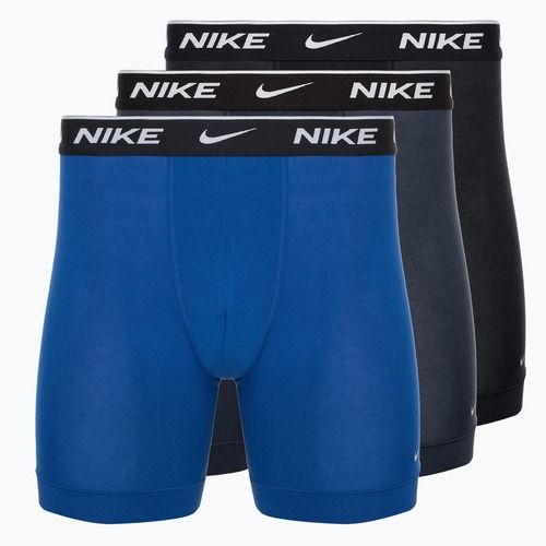 Pánské boxerky  Nike Everyday Cotton Stretch 3 páry obsidian/game royal/black