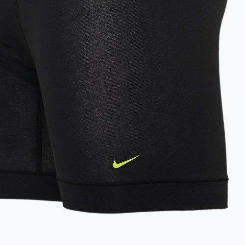 Pánské boxerky  Nike Everyday Cotton Stretch 3 páry cyber black/heather grey/dark pony