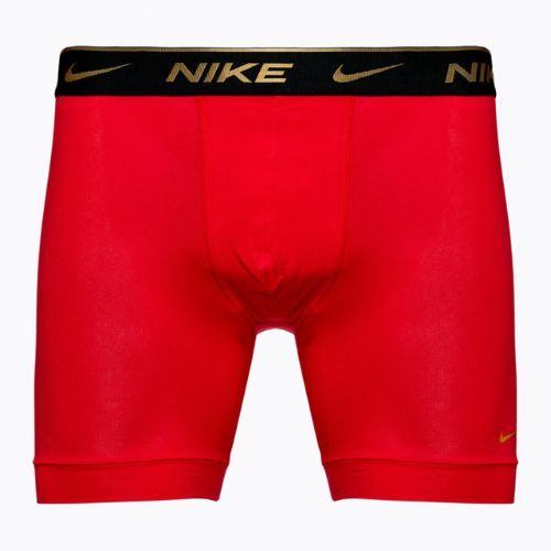 Pánské boxerky  Nike Everyday Cotton Stretch 3 páry black silver/red gold/black gold