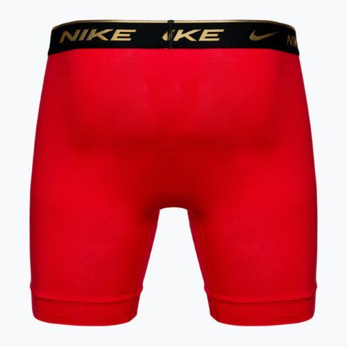 Pánské boxerky  Nike Everyday Cotton Stretch 3 páry black silver/red gold/black gold