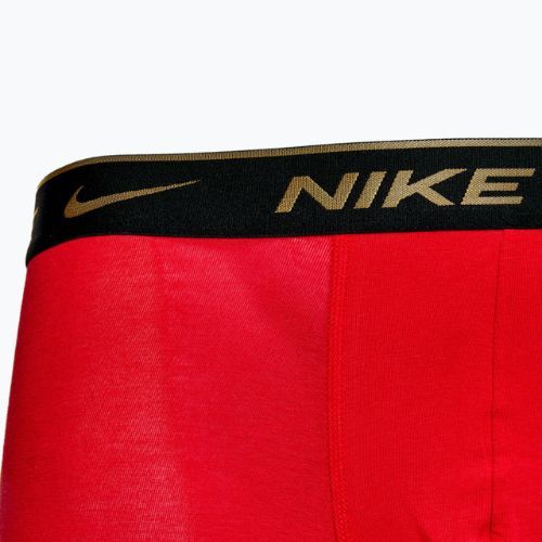 Pánské boxerky  Nike Everyday Cotton Stretch 3 páry black silver/red gold/black gold