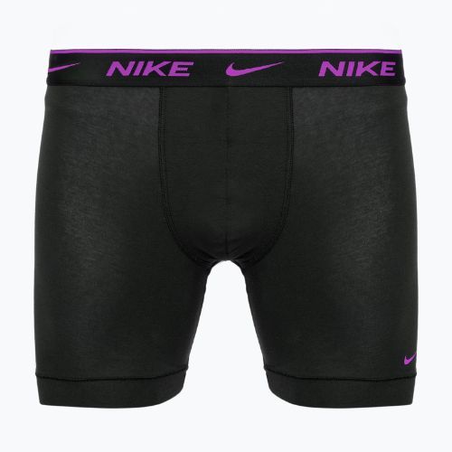 Pánské boxerky  Nike Everyday Cotton Stretch 3 páry black/gold/black
