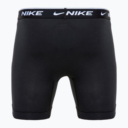 Pánské boxerky  Nike Everyday Cotton Stretch 3 páry black/gold/black