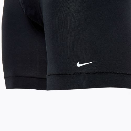 Pánské boxerky  Nike Everyday Cotton Stretch 3 páry black/gold/black
