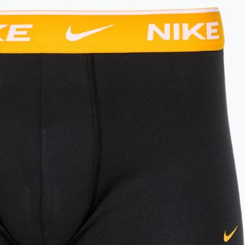 Pánské boxerky Nike Everyday Cotton Stretch Trunk 3 páry black/gold/hyper crimson