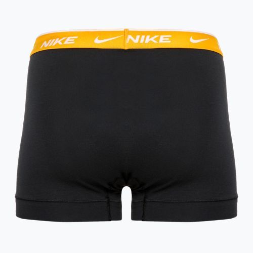 Pánské boxerky Nike Everyday Cotton Stretch Trunk 3 páry black/gold/hyper crimson