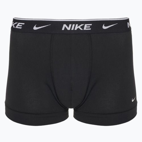 Pánské boxerky  Nike Everyday Cotton Stretch Trunk 3 páry white/grey heather/black