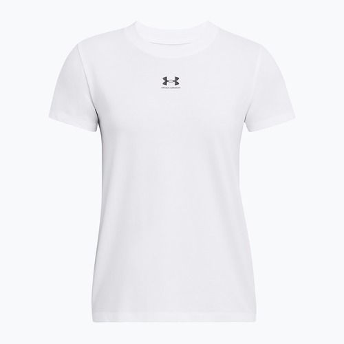Dámské tričko Under Armour Rival Core hydro white/black