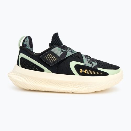 Basketbalové boty Under Armour Flow Futr X 4 Camo black/retro green/metallic gold