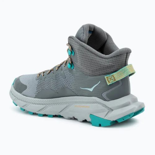Pánské turistické boty HOKA Trail Code GTX galactic grey/electric aqua