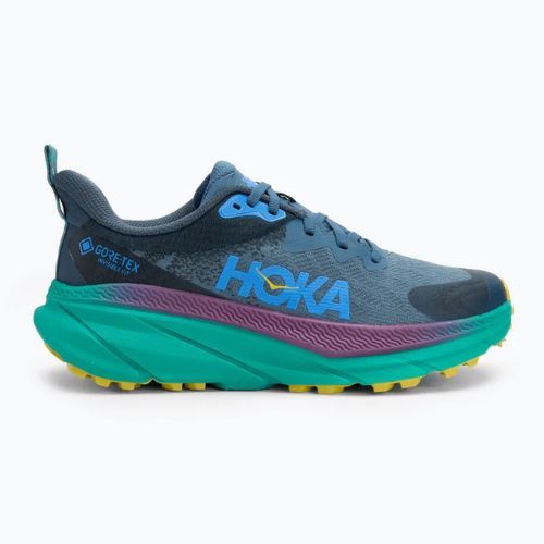 Pánské běžecké boty HOKA Challenger 7 GTX real teal/tech green