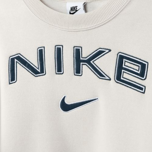 Dámská mikina  Nike Sportswear Phoenix Fleece light orewood brn/white/armory navy