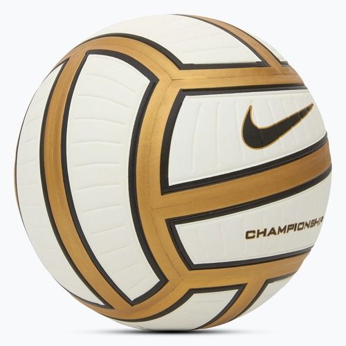 Volejbalový míč Nike Championship Volleyball metallic gold/white/metallic gold/black velikost 5