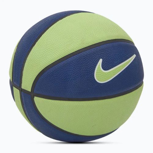 Basketbalový míč Nike Skills deep royal blue/vapor green/white velikost 3
