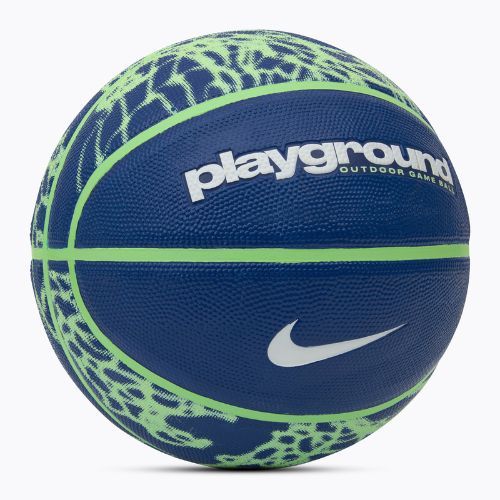 Basketbalový míč Nike Everyday Playground 8P Graphic Deflated deep royal blue/vapor green/white velikost 7