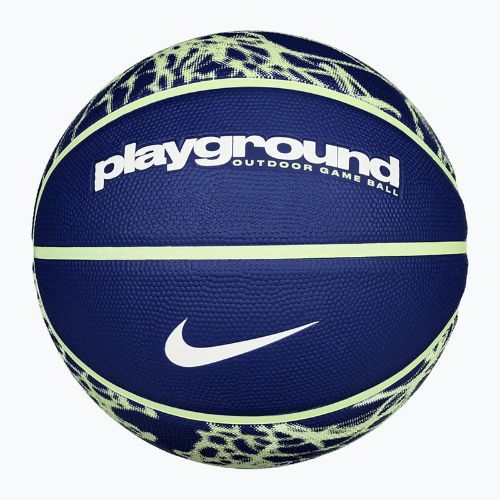 Basketbalový míč Nike Everyday Playground 8P Graphic Deflated deep royal blue/vapor green/white velikost 7