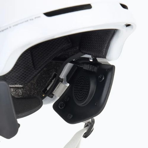 Lyžařská helma POC Obex Connect hydrogen white/fluorescent orange avip