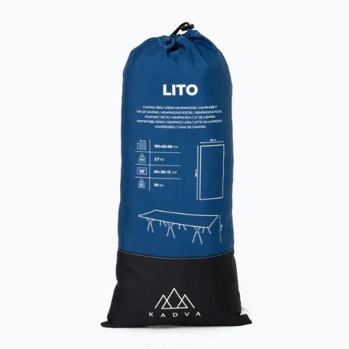 Turistická postel KADVA Lito ultralehká modrá