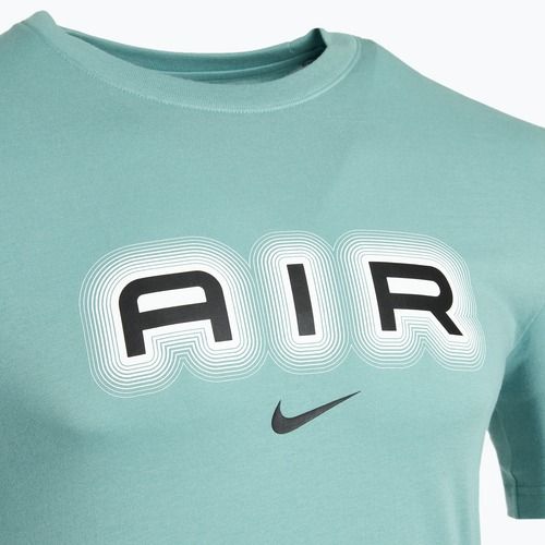 Pánské tričko Nike Air Graphic denim tyrkysové/černé