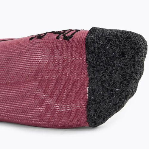 Běžecké ponožky Mizuno Active Training Mid 2 páry apricot ice/violet quatz